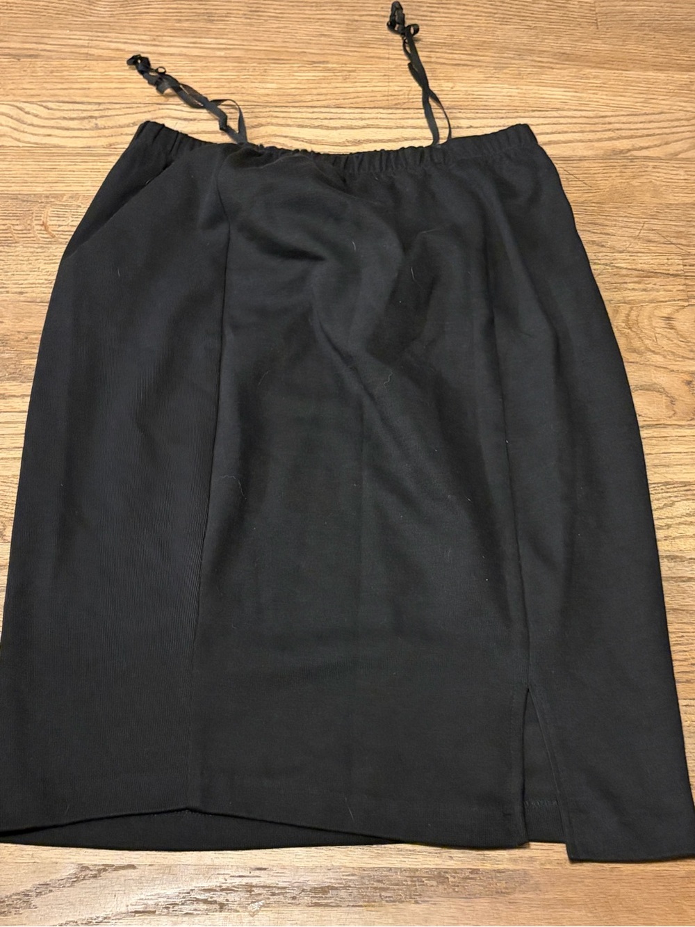 All That Jazz Black Pencil Skirt with back slit